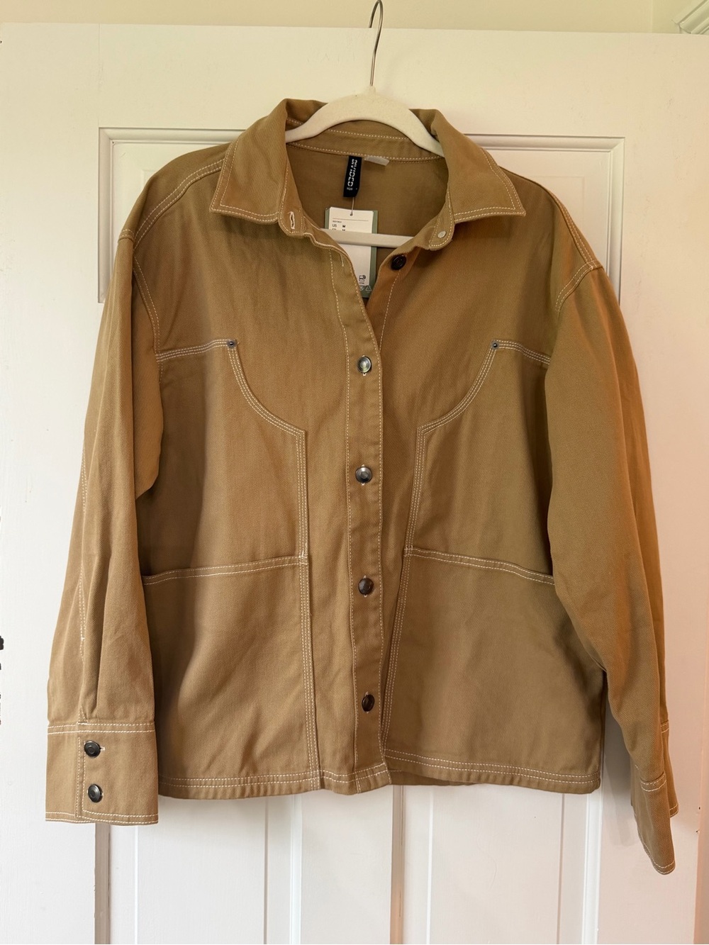 H&M Tan Brown Utility Jacket